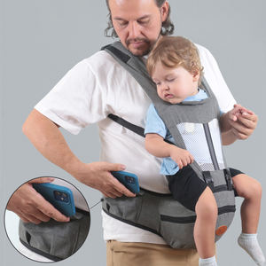 Porte-bébé Ergonomique en Polyester Doux <span class=keywords><strong>de</strong></span> Qualité Supérieure, Réglable, pour Nouveau-né, avec Siège <span class=keywords><strong>de</strong></span> Hanche et Bretelles, Idéal pour les Voyages - Product Image 2
