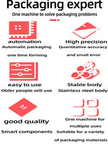 Máquina Multifuncional Automática Eléctrica para Envasado de Gránulos de 10-5000g para Comida para Perros, Granos de Café, Azúcar, Bolsas de Papel/Aluminio - Product Image 3