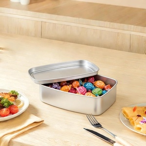 Caja Metálica <span class=keywords><strong>Rectangular</strong></span> Vacía al por Mayor, Lata de Aluminio para Fabricación de Velas - Product Image 4