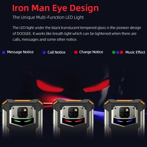 <span class=keywords><strong>Doogee</strong></span> <span class=keywords><strong>S88</strong></span> <span class=keywords><strong>Pro</strong></span> โทรศัพท์มือถือ6 + 128GB สองซิมกล้องหลังสามตัวสมาร์ทโฟนกันน้ำ - Product Image 5