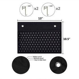 Top Selling Hanging Wall Clear Pocket Over the Door Clothes Rack Hanger Organizer - Product Image 2