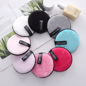 Hoge Kwaliteit Herbruikbare Make-Up Remover Schijven Skincare Microfiber Wasbare Reinigende Spons Make-Up Doekjes Gezichtsreinigingshanddoek