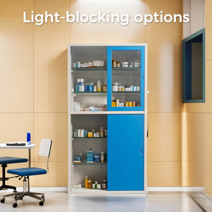Design moderne industriel et extérieur commercial armoire à instruments en acier inoxydable mobilier de laboratoire hôpital salle blanche clinique - Product Image 5