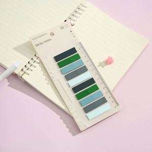 200 Translucent Writable Self-Adhesive <b>Bookmarks</b> Paper Card Notepads for Recording Memos Marking Key Points Office School - Product Image 5
