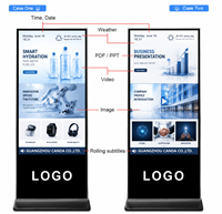 Pantalla LCD Digital para Carteles, Señalización Digital de Pie, Pantalla Publicitaria Comercial