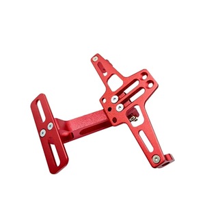 Marco de matrícula modificado para motocicleta sin luz MSX Marco de matrícula ajustable CNC aleación de aluminio licencia suave