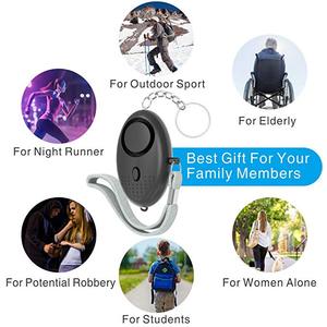 130DB Sirena Canción LED Portátil Emergencia SOS Seguridad Autodefensa Alarma Llavero Alarma <span class=keywords><strong>Personal</strong></span> para Mujeres Niños Ancianos - Product Image 4