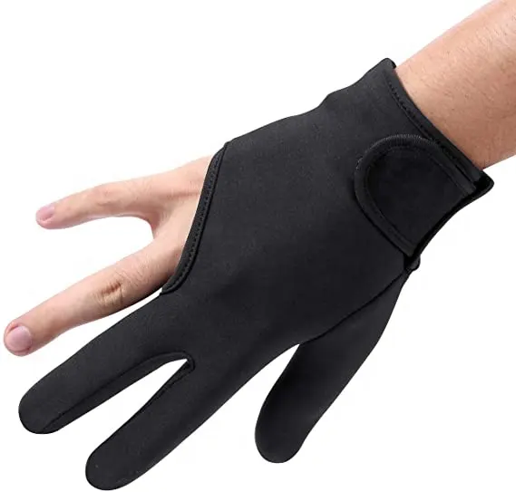 Swelder Hairdressing Three Fingers Anti-heatt Glove for Flat Iron Heat Resistant Hair Straightening Curling Gloves