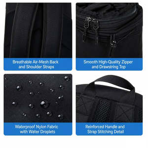 Mochila Plegable Ligera de Tela Oxford para Exteriores, Mochila de Viaje Portátil con Cierre, Mochila de Senderismo, Bolsa Deportiva Impermeable para Exteriores - Product Image 6