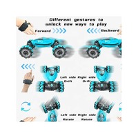 Coche de juguete RC de 2.4GHz con control remoto de 360 grados, coche de juguete con sensor de gestos, coche de acrobacias RC