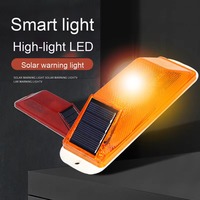 Feu de signalisation réfléchissant à LED solaire pour garde-corps, lampe clignotante à commande automatique pour la sécurité des barrières routières