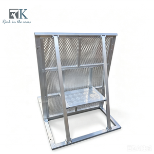 Barrière de contrôle des foules antirouille à prix d'usine, barrière de sécurité pour concerts, clôture de contrôle des foules à vendre - Product Image 1