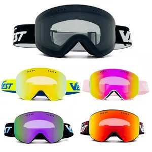 Großhandel Skibrillen Hersteller individuelle Snowboard-Brille beschlagfreie UV-Schutz OTG austauschbare Linse Schneebrille