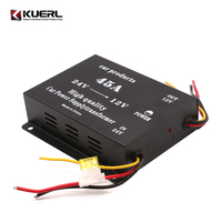Voiture en gros haute puissance 24V à 12V abaisseur 30A/40A/45A/50A/60A convertisseur de puissance, double ventilateur de refroidissement