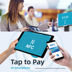 Tùy chỉnh màn hình cảm ứng nhà hàng cà phê đặt hàng hệ thống POS Máy tầng thường vụ Mini kiosk thiết bị đầu cuối NFC Android POS Tablet - Product Image 6