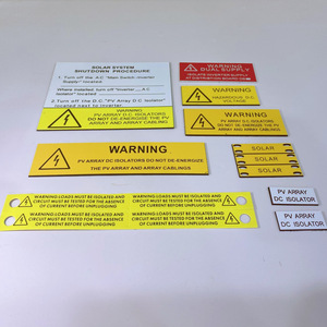 <span class=keywords><strong>Plaque</strong></span> en <span class=keywords><strong>plastique</strong></span> double couleur ABA gravée au laser CNC <span class=keywords><strong>pour</strong></span> la publicité - Product Image 3