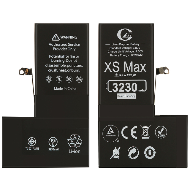 Customized Retail Box High Quality Good Brands Cellular Battery for iPhone XS MAX 5G Phone in Stock