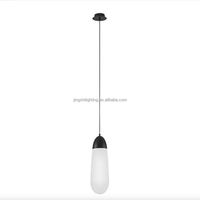 Lampu gantung kaca linear lasso terlaris lampu gantung modern mewah hiasan rumah cincin lampu gantung ruang tamu