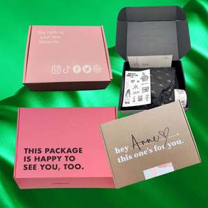 Custom Logo Printed Corrugated Shipping <b>Boxes</b> <b>Cardboard</b> Packaging Gift Paper Box - Product Image 3