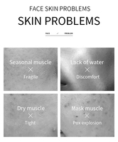 Masque hydratant profond pour le visage et le corps, à base de plantes biologiques, format voyage, pour une peau douce et rajeunie