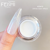 Poudre de pigment pour vernis à ongles, effet chrome verre, vente chaude 2026, fournitures pour ongles, pigment, poudre recouverte de lumière du soleil