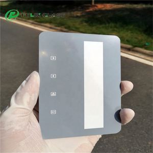 Panneau en verre trempé tactile personnalisé FELIX, verre ultra clair avec impression sérigraphique noire - Product Image 3