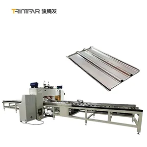 High-efficiency automatic stainless steel metal elevator door panel welding machine production line