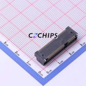 PCI-E-H56-52P PCI/PCIe Connector SMD,P=0.8mm Connector mPCI-E 52P 36P Horizontal Mount - Product Image 2