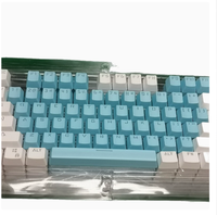 Double-shot Injection Molded Keycaps, Universal for 104-key Mechanical Keyboards, ABS Double-shot Keycaps with Backlit Lettering