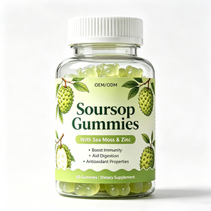 Gomitas de Guanábana OEM/ODM con Musgo Marino y Zinc, Superalimento Natural Delicioso, Suplemento Dietético para la Inmunidad - Product Image 1