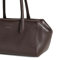 Nouveauté 2026 Sac sous le bras style The Row pour femme, sac à bandoulière minimaliste en cuir véritable, sac fourre-tout de luxe de créateur