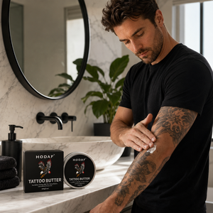 Crema per la Cura del Tatuaggio, Balsamo Naturale per Guarigione, Idratazione, Sollievo dal Prurito, Prevenzione delle Cicatrici, Mantenimento della Colorazione e Protezione del Tatuaggio - Product Image 6