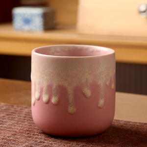 Unique Reactive Glazed Tea Cup Handmade Espresso Coffee Mug 250ML Ceramic Latte Cup - Product Image 2