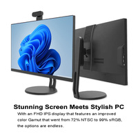 Desktop PC 23.8 24 Inch Computer All in One 1080P Camera Computers with WIFI Wind OS