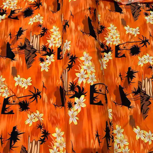 Crêpe Maza 4 Way Stretch Quick Dry Vintage 100D Super Soft Print 95% Polyester 5% Spandex <span class=keywords><strong>Mango</strong></span> Fabric - Product Image 5