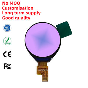 Venta de fábrica 0,71 pulgadas redondo 160*160 resolución IPS vista completa pantalla MIPI Módulo de pantalla LCD Pantalla de reloj inteligente - Product Image 2