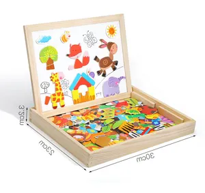 Building Blocks Wooden Toys 3D Block Wood Puzzle Game