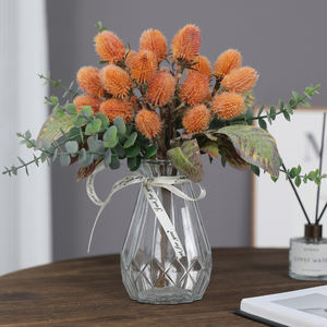 Usine En Gros <span class=keywords><strong>Chèvrefeuille</strong></span> Australien Banksia pour La Maison De Mariage Événement <span class=keywords><strong>D</strong></span>écoration Arrangement De Fleurs - Product Image 1