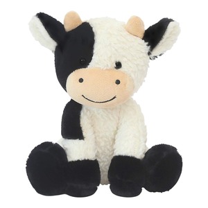 Hot Baby Products Custom Cute Soft Plushies Animal <span class=keywords><strong>de</strong></span> granja Negro Blanco Peluche Vaca Juguetes <span class=keywords><strong>para</strong></span> aliviar el estrés <span class=keywords><strong>para</strong></span> niños Regalos - Product Image 1