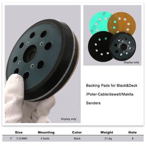لوح صنفرة احتياطي عالي الجودة 5 بوصة ، 8 فتحات ، 4 براغي ، لوح صنفرة احتياطي ، لوح صنفرة - Product Image 4