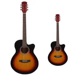 סיטונאי למתחילים גיטרה 40 אינץ ניילון מחרוזת 6 צבע אקוסטית גיטרות למכירה זול