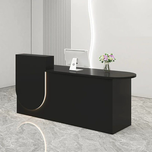 Zxm New Design Durable Reception Desk Modern <b>Small</b> Office Customer Service Counter Front Beauty Salon Reception Desk - Product Image 6