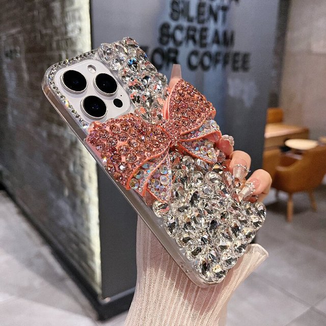 Luxury 3D Butterfly Pattern Phone Case Back Shell for iPhone 16 15 14 13 12 Pro Max