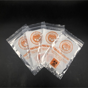 Los fabricantes de LDPE uso médico Ziplock PE biológico muestra de bolsa de la cremallera - Product Image 1