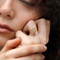 Bagues en argent sterling torsadé pour femmes, bijoux faits à la main, bling cz, prix abordable Gemnel