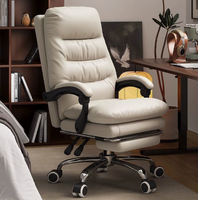 Chaise de bureau moderne et élégante, chaise de gaming ergonomique pivotante, chaise d'ordinateur pour la maison, comme s'il s'agissait d'être allongé sur un canapé, chaise de direction