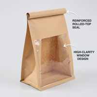 Sacs d'emballage pour pain, biscuits, chips, sacs auto-scellants, sacs en papier alimentaire pour la pâtisserie