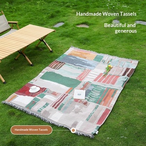 <span class=keywords><strong>Tapisserie</strong></span> décorative tissée pour le commerce transfrontalier, tissu jacquard brocart, fil acrylique résistant à l'abrasion, pour housse de canapé et décoration murale - Product Image 5