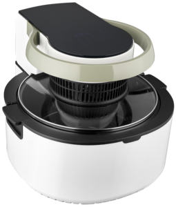 Appareil de cuisine domestique, four multifonction 4,5 litres avec plateau rond, contrôle intelligent, design rétro, friteuse à air chaud - Product Image 1