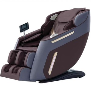 Massage Chair Full Body Electric 4D Robotic Hand SL Rail PU Leather Home Use With Music <b>Remote</b> Control - Product Image 1